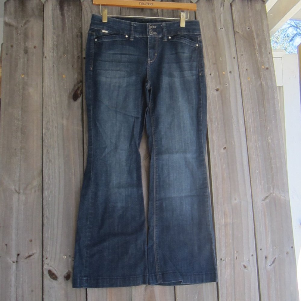 Woman's White House/Black Market Trouser Leg Jeans